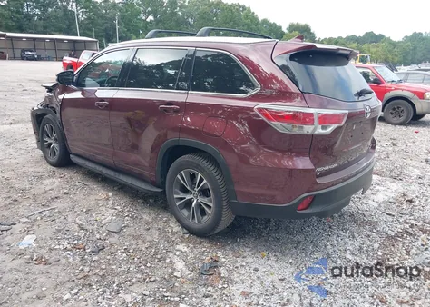 2016 Toyota Highlander Xle V6 из США, поврежденный, VIN 5TDKKRFH9GS168702